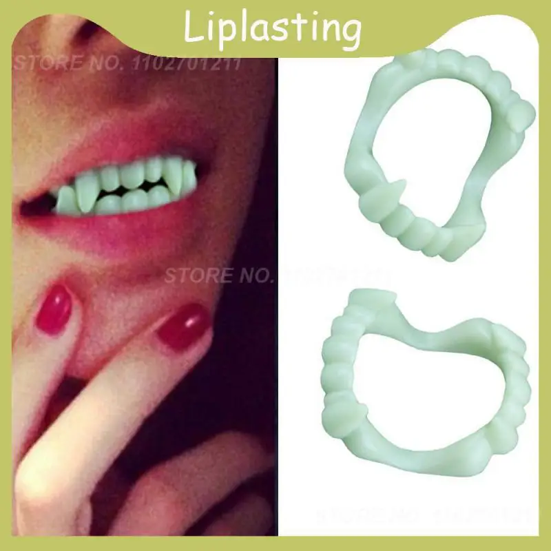Vampire Fake Teeth For Halloween Party Glow In The Dark Prop Masquerade Cosplay Makeup Funny Luminous Dentures
Vampire Fake Teeth For Halloween Party Glow In The Dark Prop Masquerade Cosplay Makeup Funny Luminous Dentures