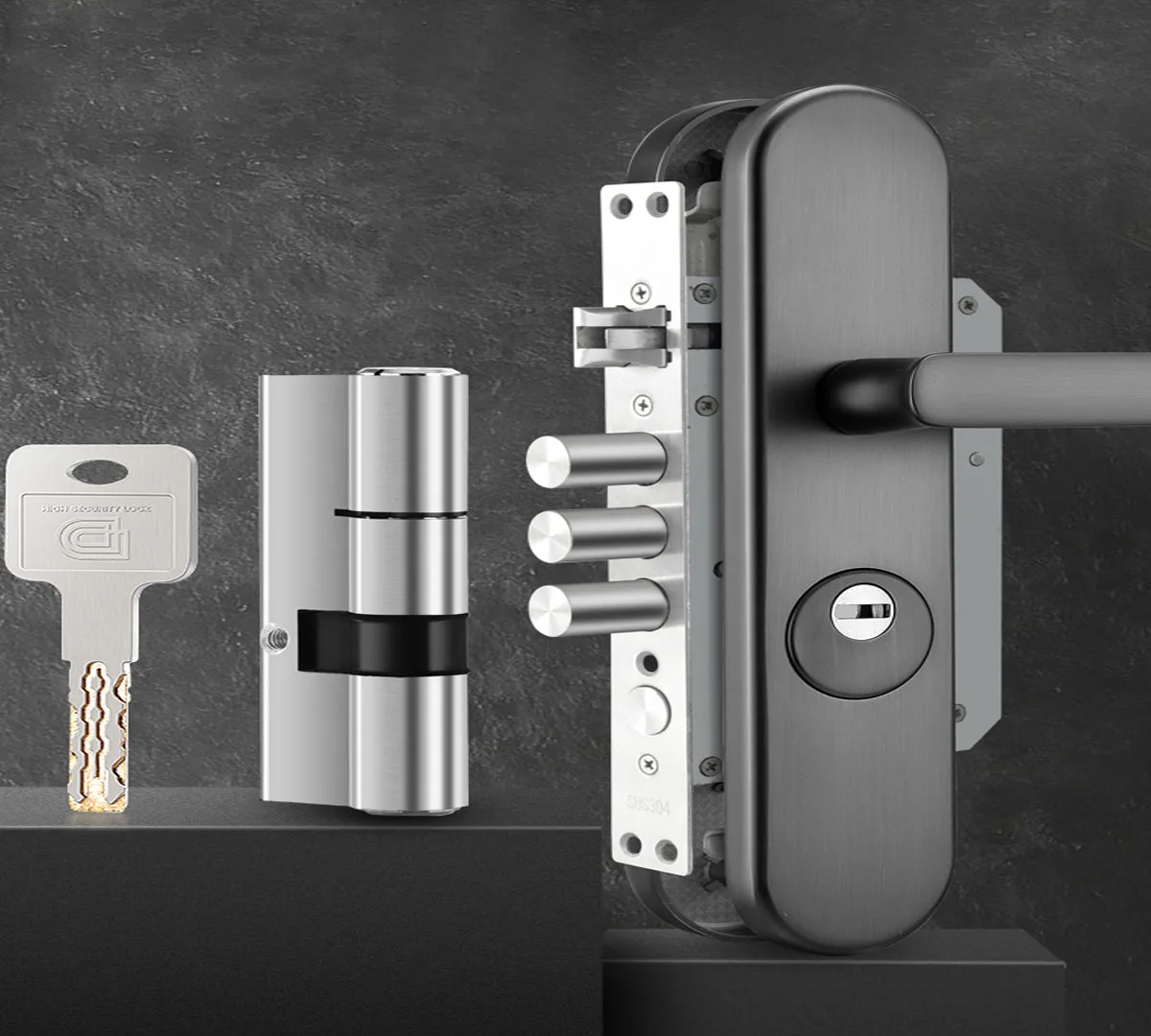 Anti-theft door lock set home anti-theft door handle universal lock accessories door lock panel
Anti-theft door lock set home anti-theft door handle universal lock accessories door lock panel