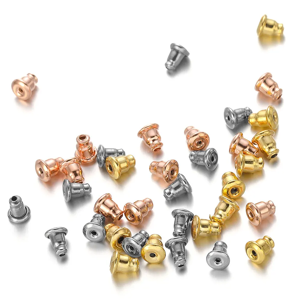 100Pcs Earring Backs Plug Stainless Steel Bullet Earring Studs Back Stopper Earring Backs Stoppers Jewelry Making Wholesale
100Pcs Earring Backs Plug Stainless Steel Bullet Earring Studs Back Stopper Earring Backs Stoppers Jewelry Making Wholesale