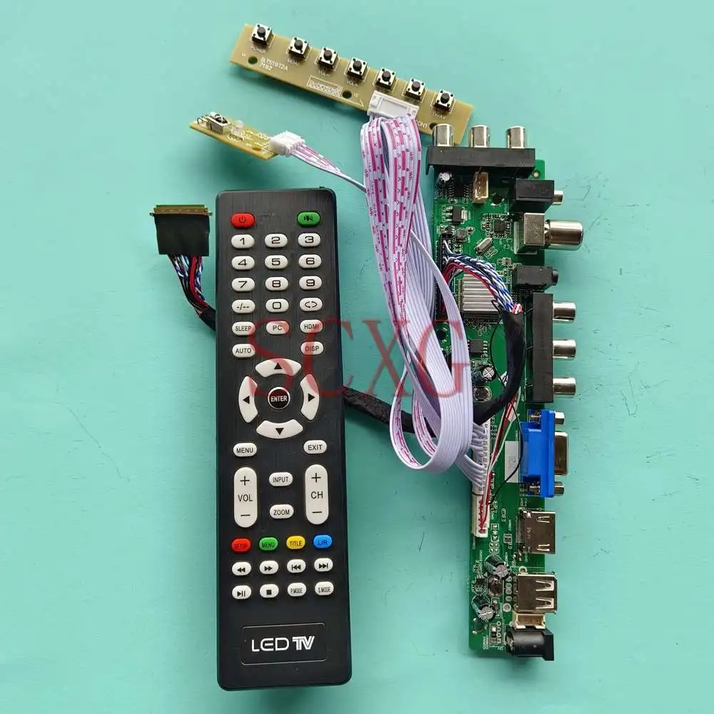 Плата контроллера ЖК-дисплея DIY Kit подходит для B089AW01 V1 1024 600 светодиодный экран цифровой сигнал DVB 40 Pin LVDS HDMI-совместимый VGA AV USB 8,9"
Плата контроллера ЖК-дисплея DIY Kit подходит для B089AW01 V1 1024 600 светодиодный экран цифровой сигнал DVB 40 Pin LVDS HDMI-совместимый VGA AV USB 8,9"