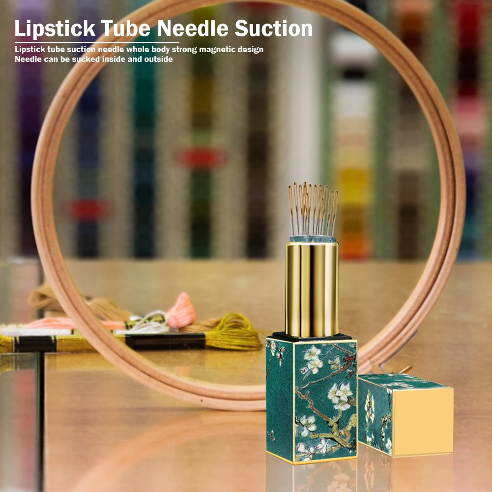 Sewing Needles Storage Case Lipstick Pin Shape Magnetic Buckle Tube Household Tailor Pin Needle Case Holder
Sewing Needles Storage Case Lipstick Pin Shape Magnetic Buckle Tube Household Tailor Pin Needle Case Holder