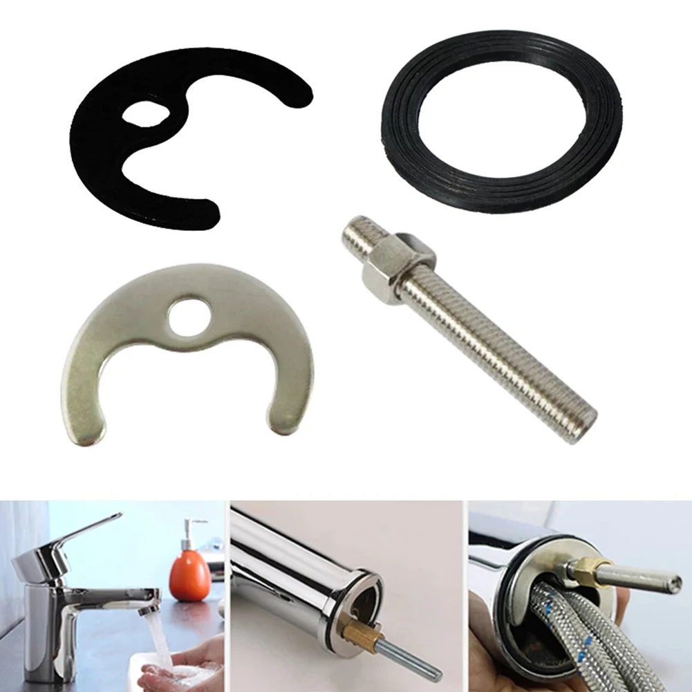 Tap Fixing Set Pin Monobloc Basin Mount Kit Bolt Gasket Sink Kitchen Repair For Resolve Water Leaking Issues Bathroom Accessory
Tap Fixing Set Pin Monobloc Basin Mount Kit Bolt Gasket Sink Kitchen Repair For Resolve Water Leaking Issues Bathroom Accessory