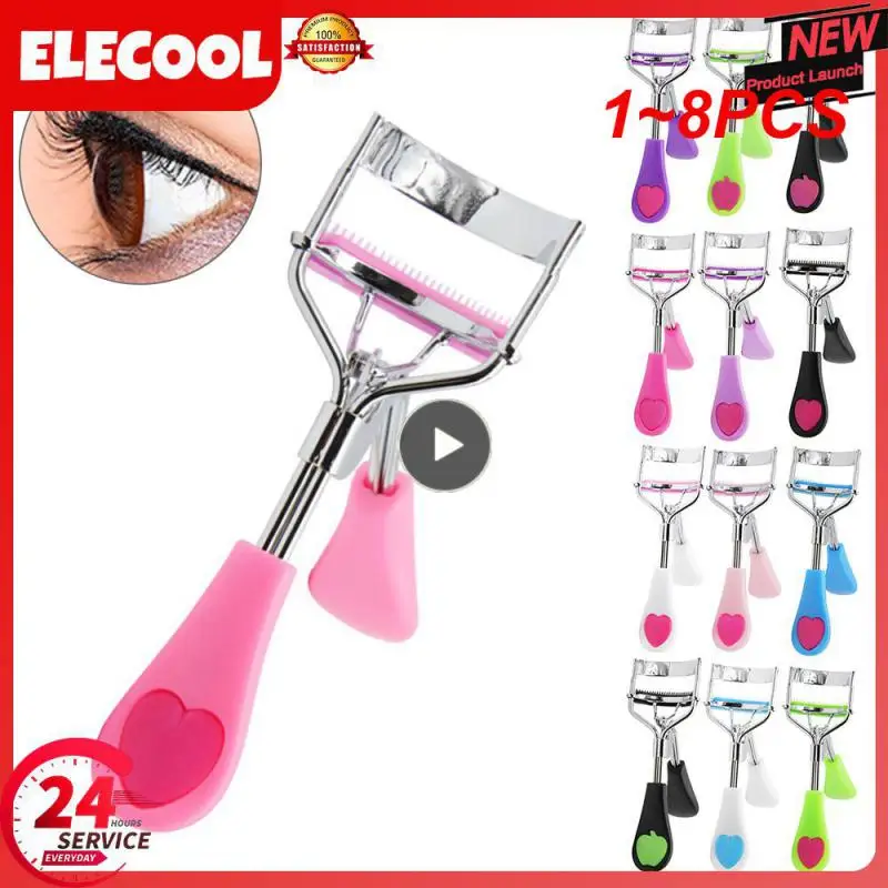 1~8PCS Lady Professional Eyelash Curler With Comb Tweezers Curling Eyelash Clip Cosmetic Eye Beauty Tool maquillaje
1~8PCS Lady Professional Eyelash Curler With Comb Tweezers Curling Eyelash Clip Cosmetic Eye Beauty Tool maquillaje