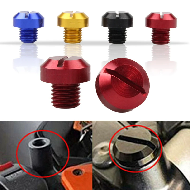 2Pcs Anti-Rust Motorcycle CNC Aluminum M10 x 1.25 Rear view Mirror Hole Plugs Screws Rearview Mirror Holder 6063 Aluminum
2Pcs Anti-Rust Motorcycle CNC Aluminum M10 x 1.25 Rear view Mirror Hole Plugs Screws Rearview Mirror Holder 6063 Aluminum