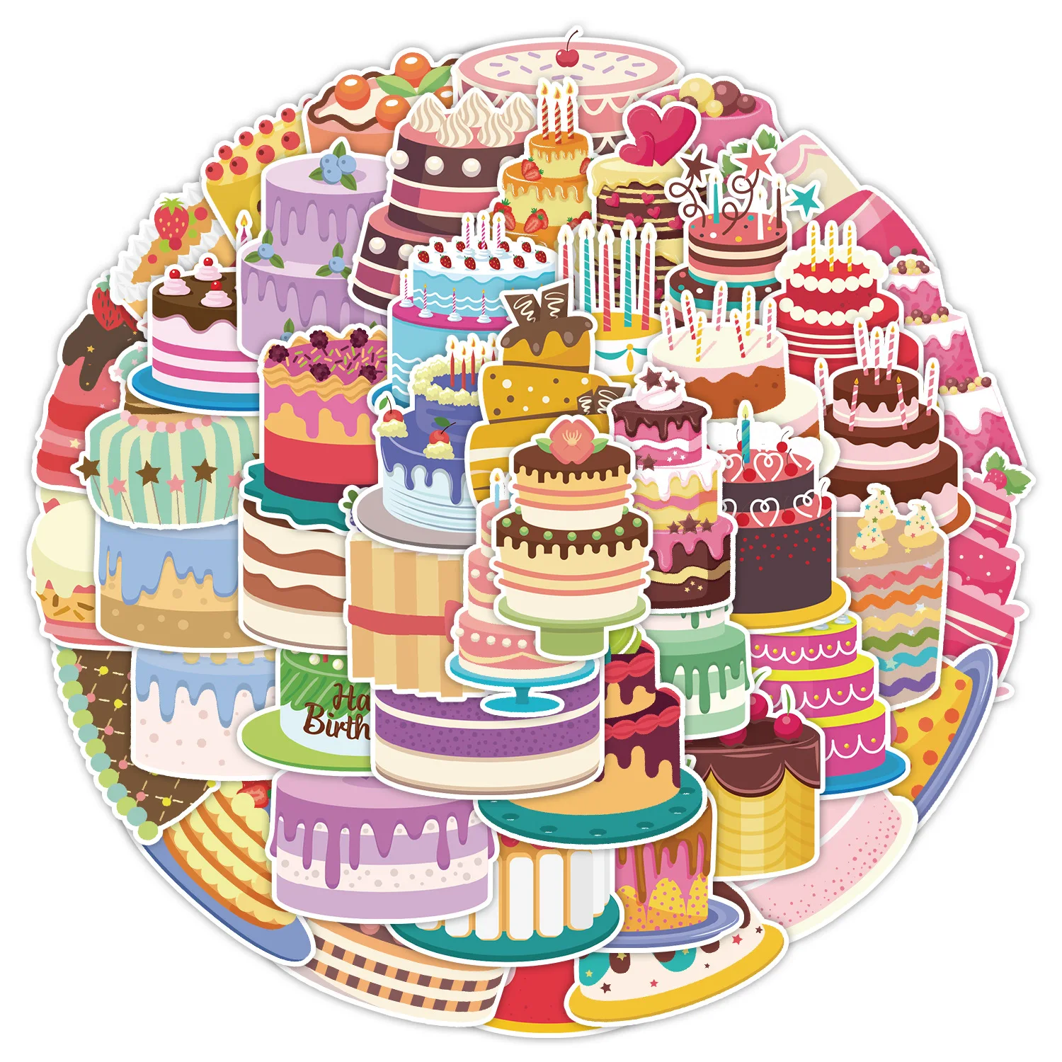 50pcs new birthday cake graffiti stickers car mobile phone water cup decoration stickers waterproof creative handbook stickers
50pcs new birthday cake graffiti stickers car mobile phone water cup decoration stickers waterproof creative handbook stickers