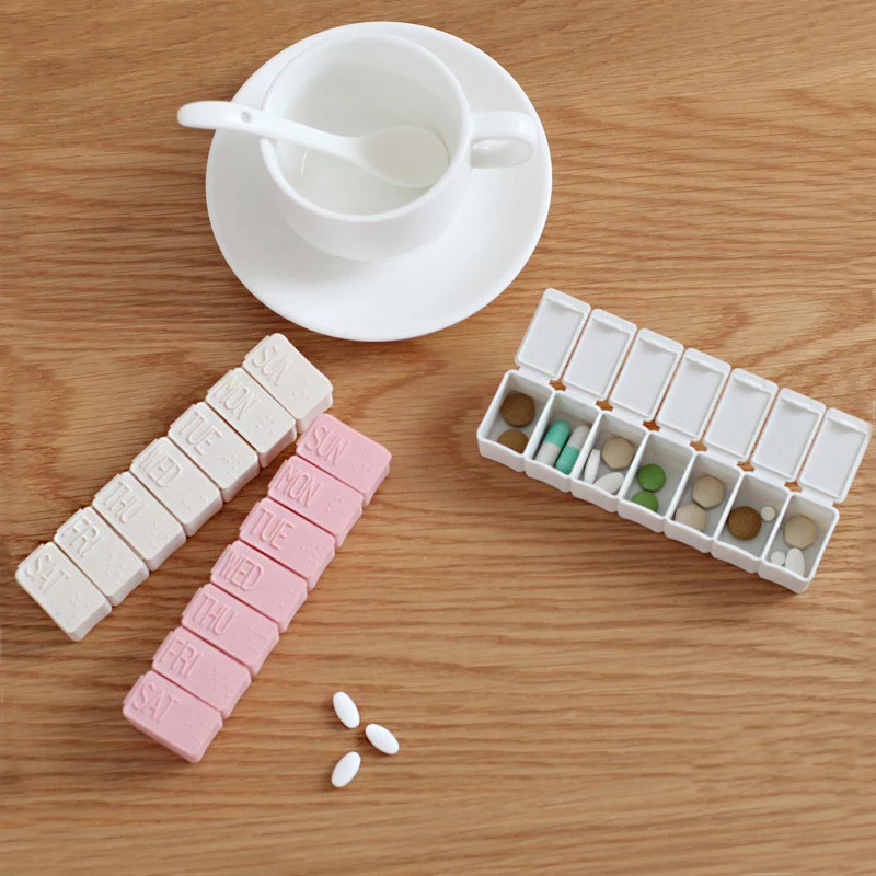 1Pcs Weekly Medicine Storage Organizer Container Travel Pill Box Holder Drug Tablet Dispenser Independent Lattice Pill Case
1Pcs Weekly Medicine Storage Organizer Container Travel Pill Box Holder Drug Tablet Dispenser Independent Lattice Pill Case