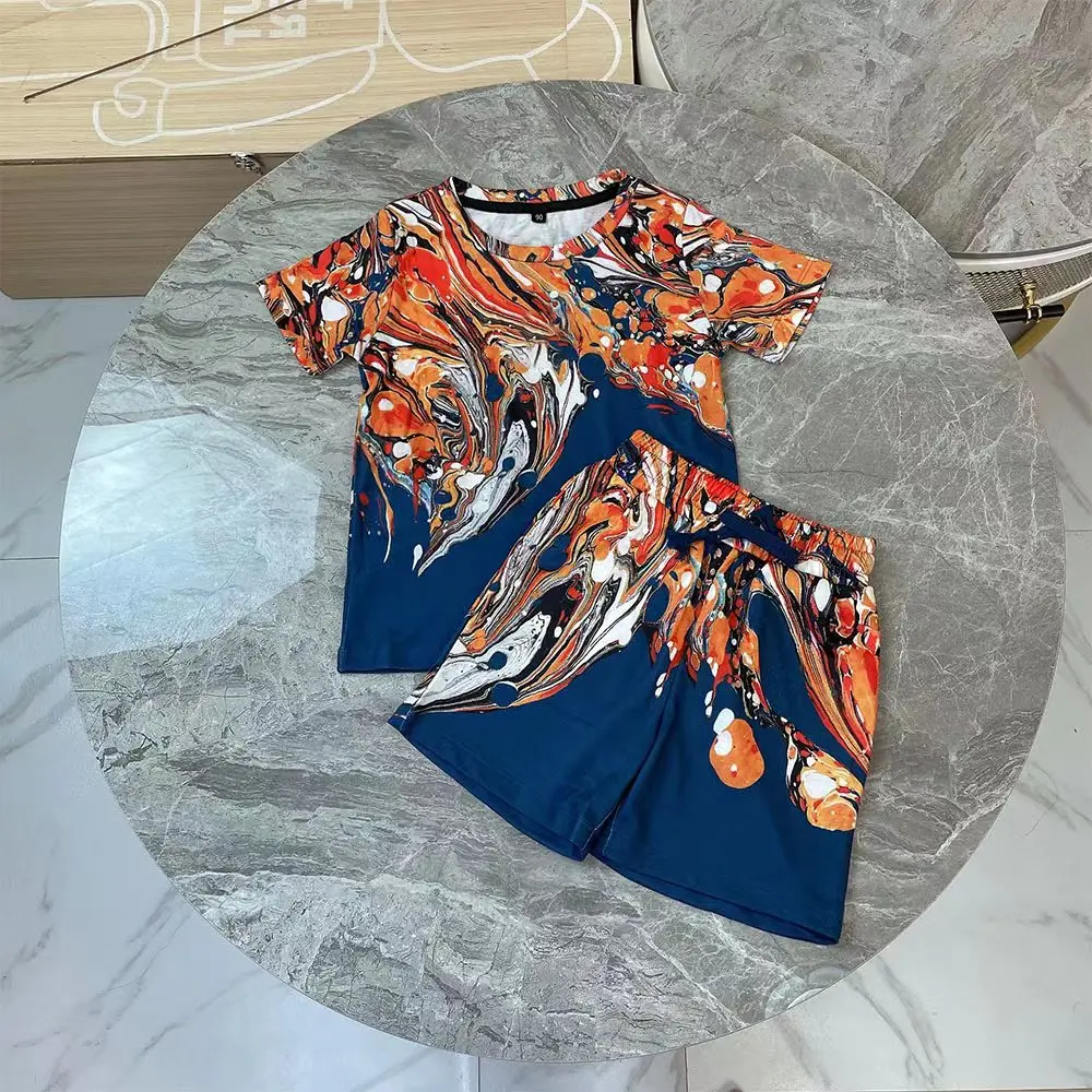 2022 high-end custom explosive summer boys fashion casual children's sets cotton two-piece fashion version
2022 high-end custom explosive summer boys fashion casual children's sets cotton two-piece fashion version