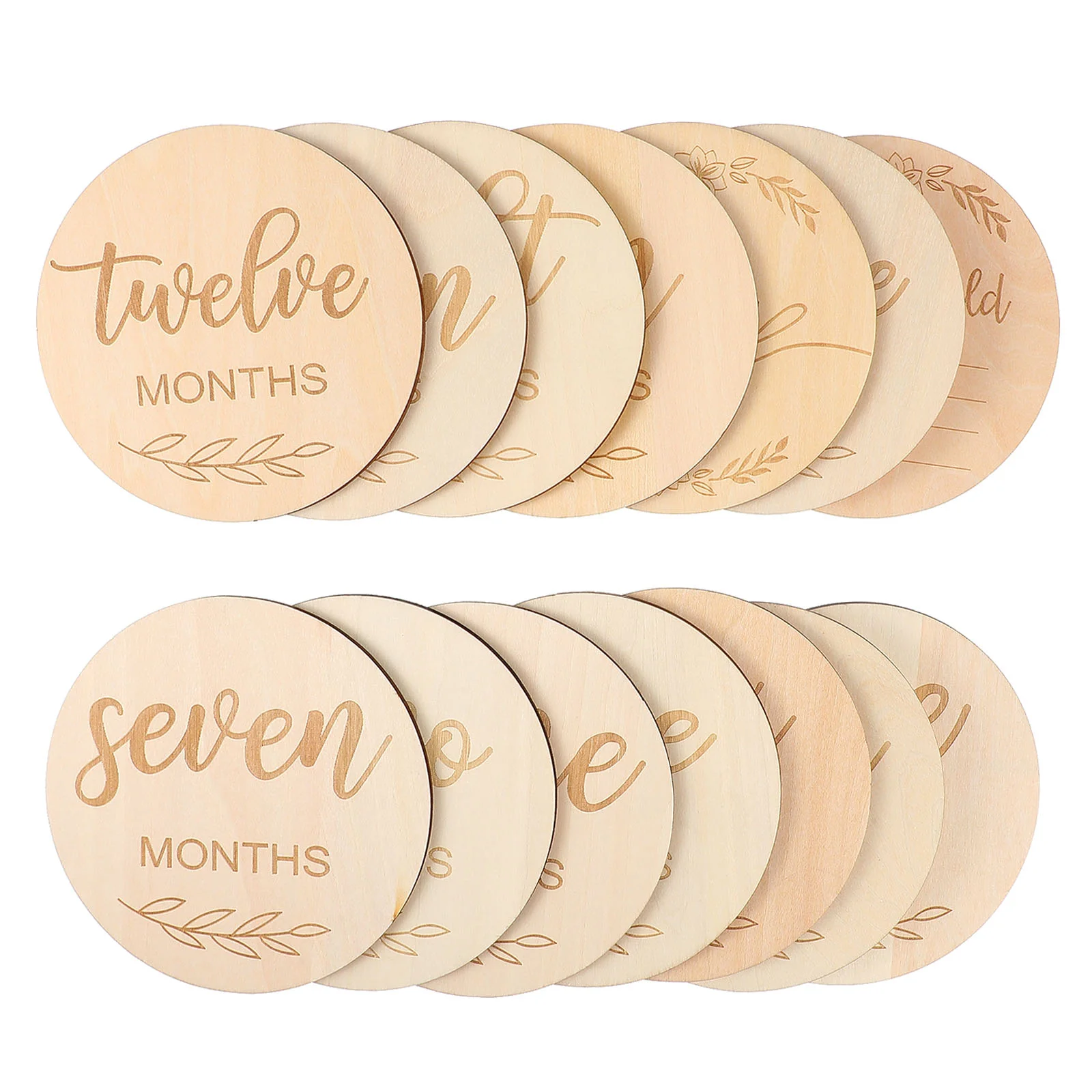 14 pcs First Year Growth Marker First Year Growth Cards Monthly Wooden Cards Monthly Milestone Cards
14 pcs First Year Growth Marker First Year Growth Cards Monthly Wooden Cards Monthly Milestone Cards