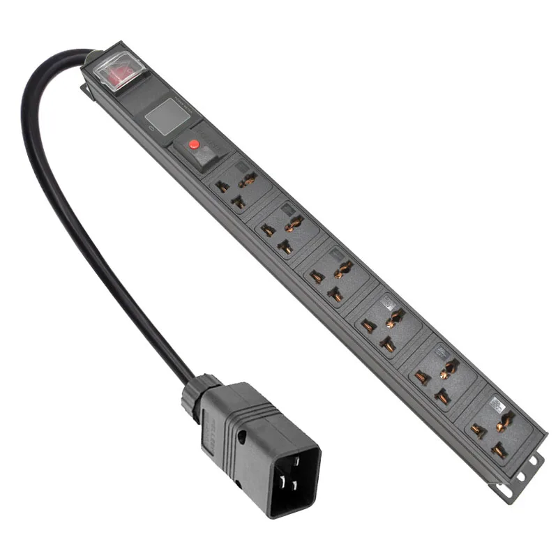 3500W Network Cabinet Rack PDU Power Strip Aluminum alloy socket 6 Unit Universal Adapter output overload protection
3500W Network Cabinet Rack PDU Power Strip Aluminum alloy socket 6 Unit Universal Adapter output overload protection