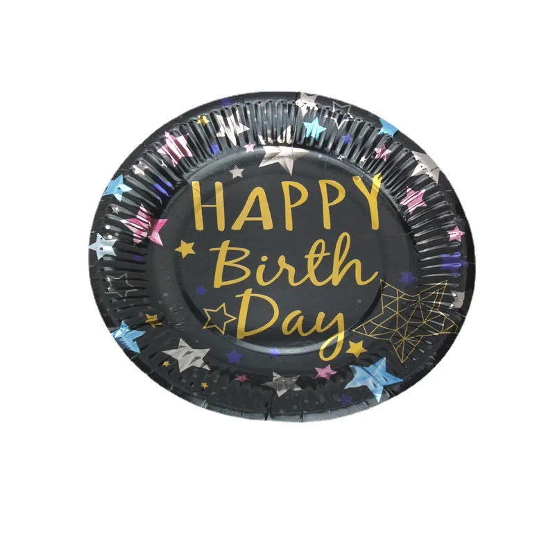 FANGLELAND 10pcs Birthday Cake Paper Plate Party Dinner Party Supplies Disposable Paper Plate Cutlery
FANGLELAND 10pcs Birthday Cake Paper Plate Party Dinner Party Supplies Disposable Paper Plate Cutlery