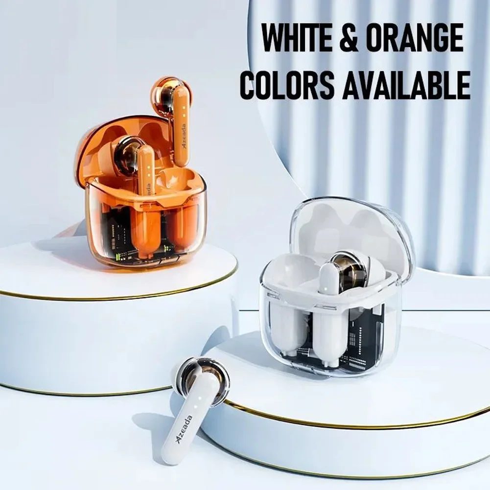 Wireless Earbuds With Transparent Charging Case Headphones Noise Canceling Earphones For Home Sports Working Hiking
Wireless Earbuds With Transparent Charging Case Headphones Noise Canceling Earphones For Home Sports Working Hiking