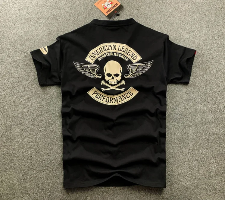 High Quality Skull T Shirt Tattoo Men's Painted Design Motorcycle Punk Rock T-shirt Summer Short Sleeve Casual Cotton Tops Tee
High Quality Skull T Shirt Tattoo Men's Painted Design Motorcycle Punk Rock T-shirt Summer Short Sleeve Casual Cotton Tops Tee