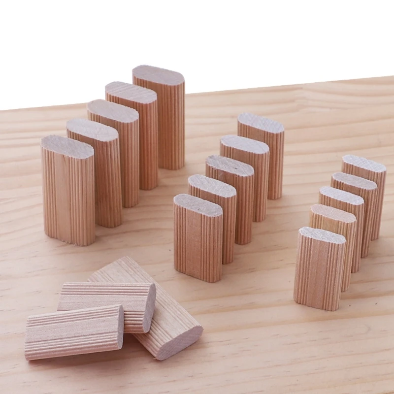 50/100 Pieces Practical Wooden Shaft Connector 6/8/10mm Fluted Dowel Pins Beech Wooden Dowels for Furniture Door Project
50/100 Pieces Practical Wooden Shaft Connector 6/8/10mm Fluted Dowel Pins Beech Wooden Dowels for Furniture Door Project
