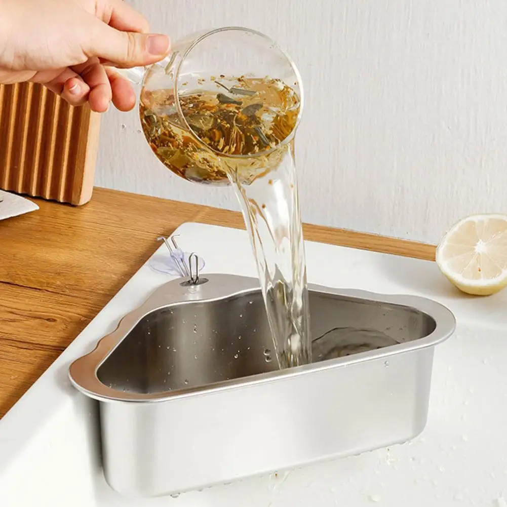Triangle Shape Drain Basket Keep Tidy Filter Residue Vegetable Fruit Filter Sink Shelf Kitchen Tools
Triangle Shape Drain Basket Keep Tidy Filter Residue Vegetable Fruit Filter Sink Shelf Kitchen Tools