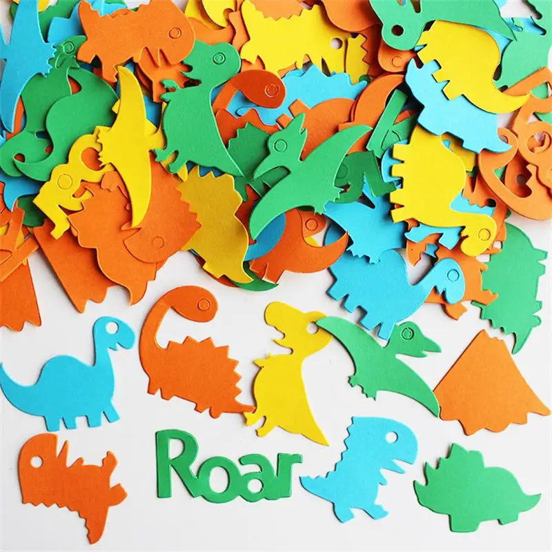 100Pcs Cute Animal Theme Party Colorful Dinosaur Confetti Birthday Baby Shower Wedding Party Desktop Throwing Confetti DIY Deco 
100Pcs Cute Animal Theme Party Colorful Dinosaur Confetti Birthday Baby Shower Wedding Party Desktop Throwing Confetti DIY Deco