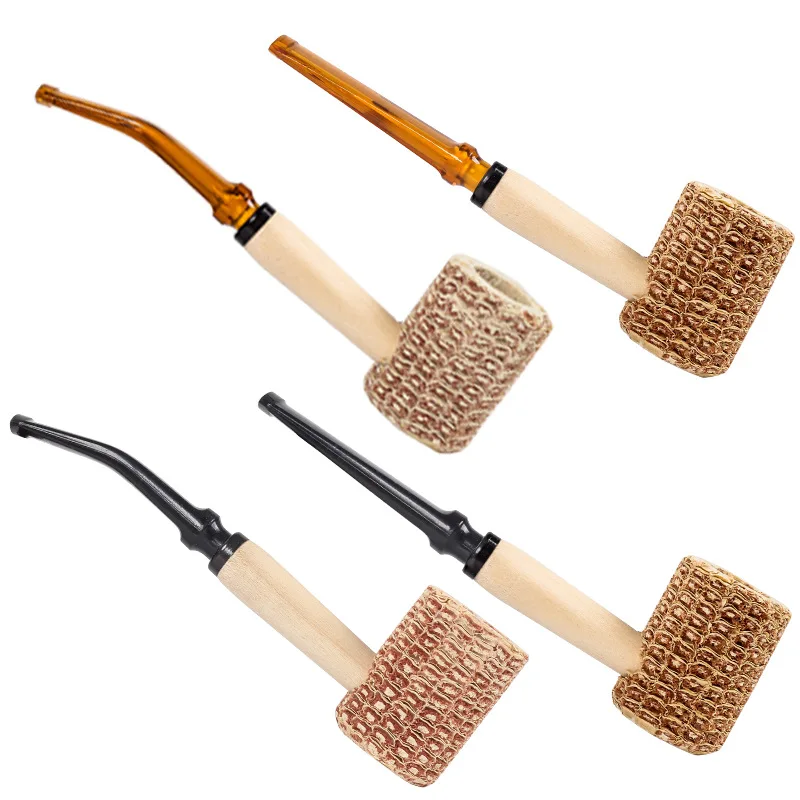 4 pcs/lot Corn Cob Smoking Pipes Corncob Tobacco Pipe Accessories Bent Bit Good Heat Dissipation Mouthpiece smoke weed
4 pcs/lot Corn Cob Smoking Pipes Corncob Tobacco Pipe Accessories Bent Bit Good Heat Dissipation Mouthpiece smoke weed