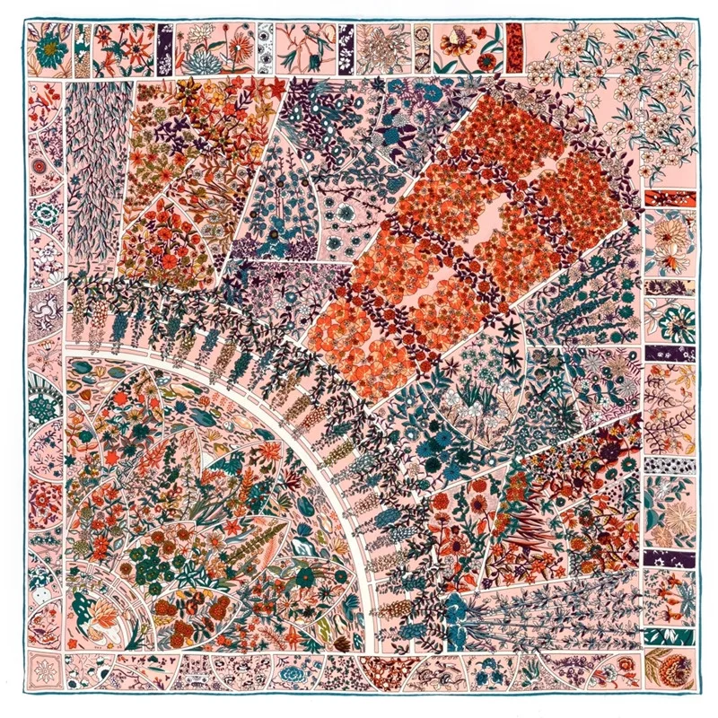 90cm Manual Hand Rolled Twill Silk Scarf Women Garden Print Square Curled Scarves Echarpes Foulards Femme Wraps Bandana Hijabs
90cm Manual Hand Rolled Twill Silk Scarf Women Garden Print Square Curled Scarves Echarpes Foulards Femme Wraps Bandana Hijabs