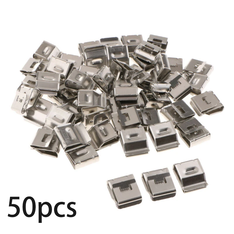 Wire Fastener Clip Solar mounting Stainless Steel Wires 50pcs Accessories Clamps Electrical Management Durable
Wire Fastener Clip Solar mounting Stainless Steel Wires 50pcs Accessories Clamps Electrical Management Durable
