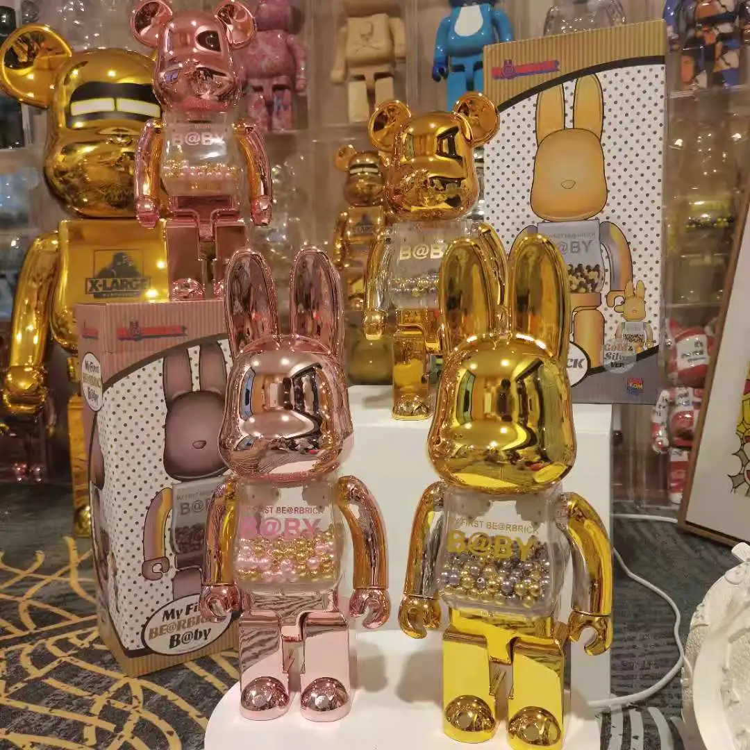 Медведь из строительных блоков Bearbrick 400%, медведь из гальванического покрытия, золотые кроличьи уши, золотые и серебряные, ручная работа, быт...
Медведь из строительных блоков Bearbrick 400%, медведь из гальванического покрытия, золотые кроличьи уши, золотые и серебряные, ручная работа, быт...