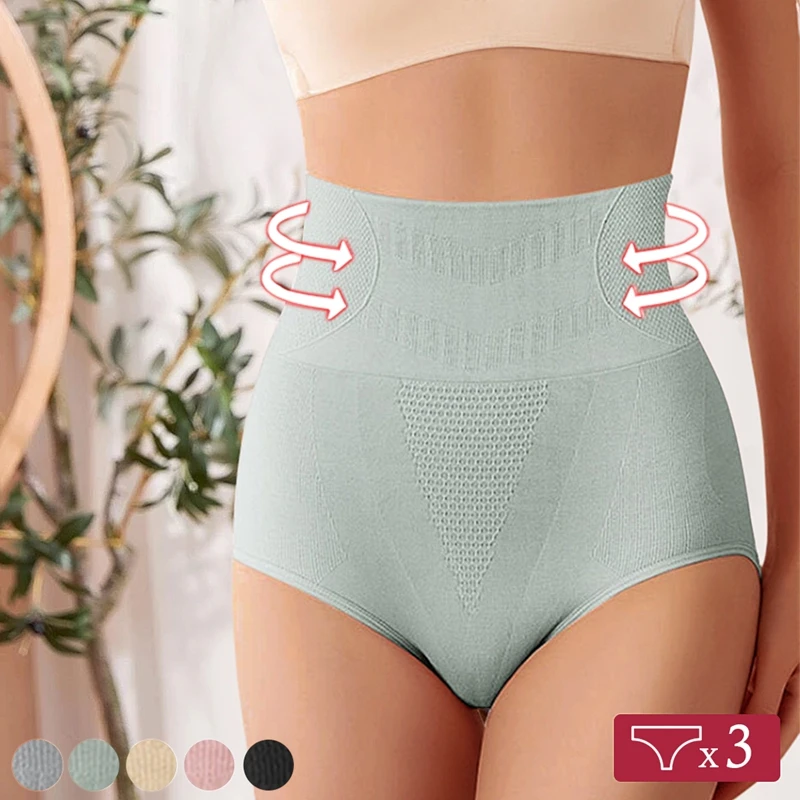 3PCS/Set Women's Panties Elasticity Underpants Hip Lifting Soft Seamless High Waist Briefs Lingerie Plus Size Female Underwear
3PCS/Set Women's Panties Elasticity Underpants Hip Lifting Soft Seamless High Waist Briefs Lingerie Plus Size Female Underwear