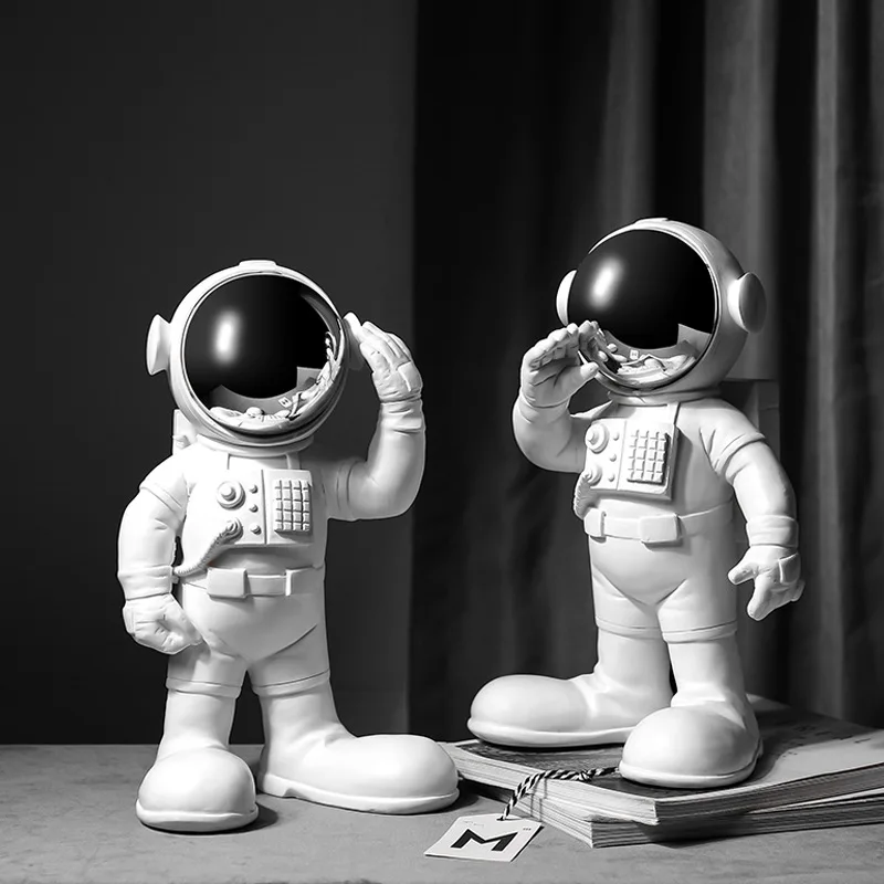 Creative White Resin Astronaut Sculpture Crafts Ornaments Abstract Figure Statue Living Room Decoration Gift Home Accessories
Creative White Resin Astronaut Sculpture Crafts Ornaments Abstract Figure Statue Living Room Decoration Gift Home Accessories