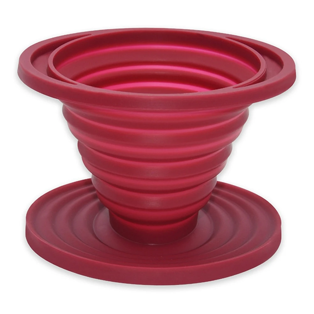 Collapsible Camp Pour over Coffee Dripper for Camp Reusable Silicone Coffee Filter Holder for Home Kitchen
Collapsible Camp Pour over Coffee Dripper for Camp Reusable Silicone Coffee Filter Holder for Home Kitchen