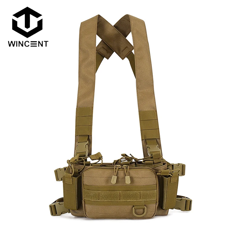 WINCENT Tactical Chest Bag Military Pouch Molle System Hunting Accessories Bag Waist Multifunctional Outdoor Equipment Black
WINCENT Tactical Chest Bag Military Pouch Molle System Hunting Accessories Bag Waist Multifunctional Outdoor Equipment Black