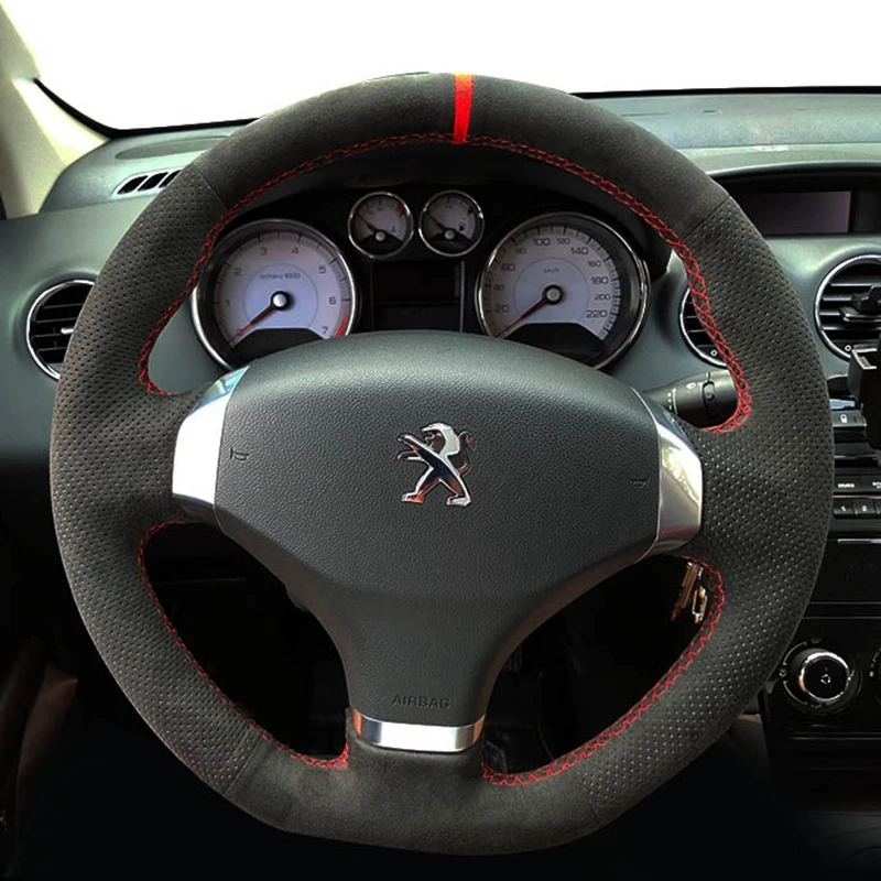 Чехол рулевого колеса автомобиля износостойкая Нескользящая замша для Peugeot 408 2013 автомобильные аксессуары для интерьера
Чехол рулевого колеса автомобиля износостойкая Нескользящая замша для Peugeot 408 2013 автомобильные аксессуары для интерьера