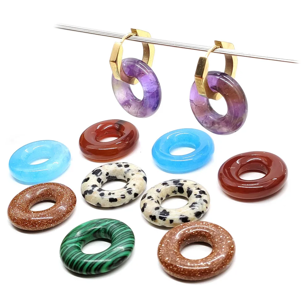 Exquisite Stainless Steel Earrings Natural Stone Amethyst Agate Earrings Fashion Earrings Gold Colour Jewelry Girlfriend Gift
Exquisite Stainless Steel Earrings Natural Stone Amethyst Agate Earrings Fashion Earrings Gold Colour Jewelry Girlfriend Gift
