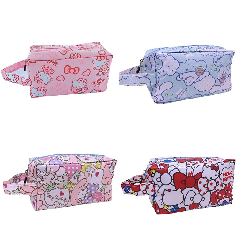 Kawaii Sanrio Cartoon Hello Kitty Cinnamoroll Waterproof Cosmetic Bag Wash Bag Storage Bag Student Large-Capacity Sundries Bag
Kawaii Sanrio Cartoon Hello Kitty Cinnamoroll Waterproof Cosmetic Bag Wash Bag Storage Bag Student Large-Capacity Sundries Bag