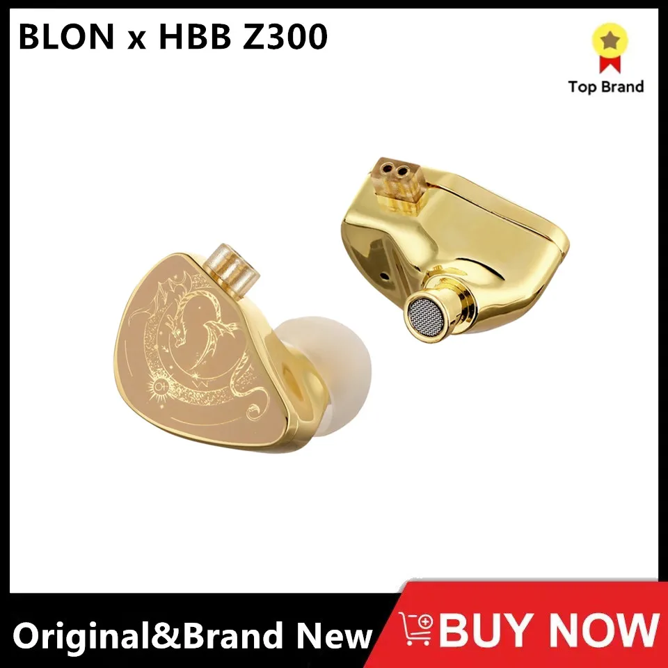 BLON x HBB Z300 HiFi Earphones 10mm Silicone Diaphragm In Ear Headset Detachable 4-Core Copper Cable Wired Headphones Earbuds
BLON x HBB Z300 HiFi Earphones 10mm Silicone Diaphragm In Ear Headset Detachable 4-Core Copper Cable Wired Headphones Earbuds