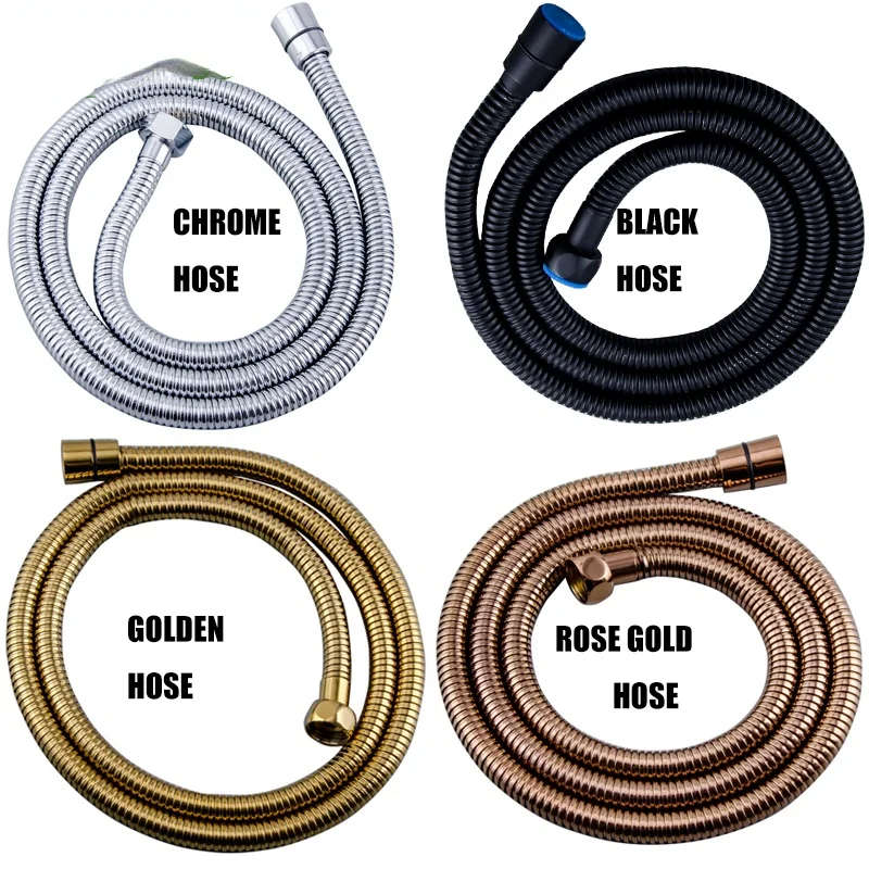 Bathroom 1.4/1.5m Accessories Hose Chrome/Rose Flexible Gold/Golden/Black/Antique Shower High Reinforced Stainless Steel Quality
Bathroom 1.4/1.5m Accessories Hose Chrome/Rose Flexible Gold/Golden/Black/Antique Shower High Reinforced Stainless Steel Quality