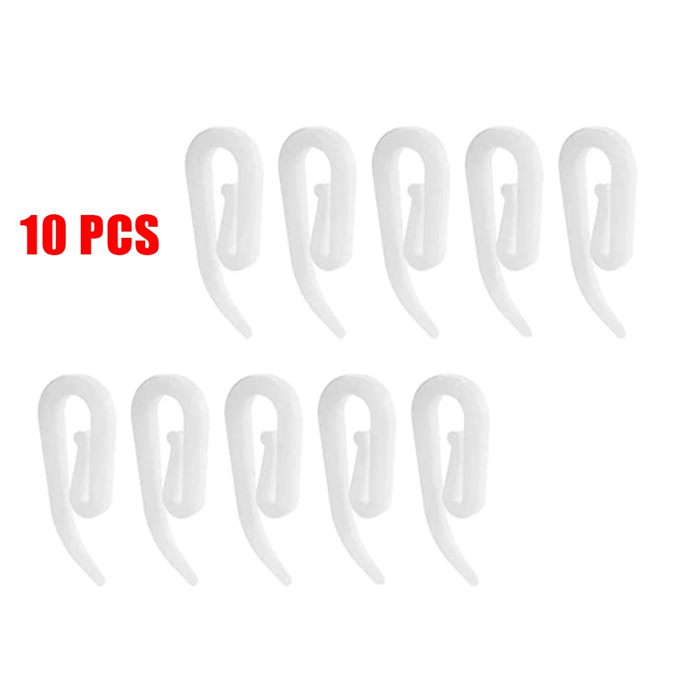 10/50/100pcs Hook White Plastic Nylon Curtain Hooks For Attaching Curtain To Curtain Pole Ring Household Accessories
10/50/100pcs Hook White Plastic Nylon Curtain Hooks For Attaching Curtain To Curtain Pole Ring Household Accessories