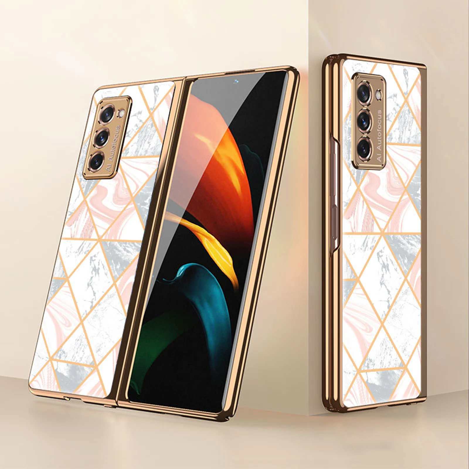 Plating Frame Tempered Glass Case for Samsung Galaxy Z Fold 3 5G Cases Creative Shockproof Anti-drop Hard Z Fold 3 Case Cover
Plating Frame Tempered Glass Case for Samsung Galaxy Z Fold 3 5G Cases Creative Shockproof Anti-drop Hard Z Fold 3 Case Cover