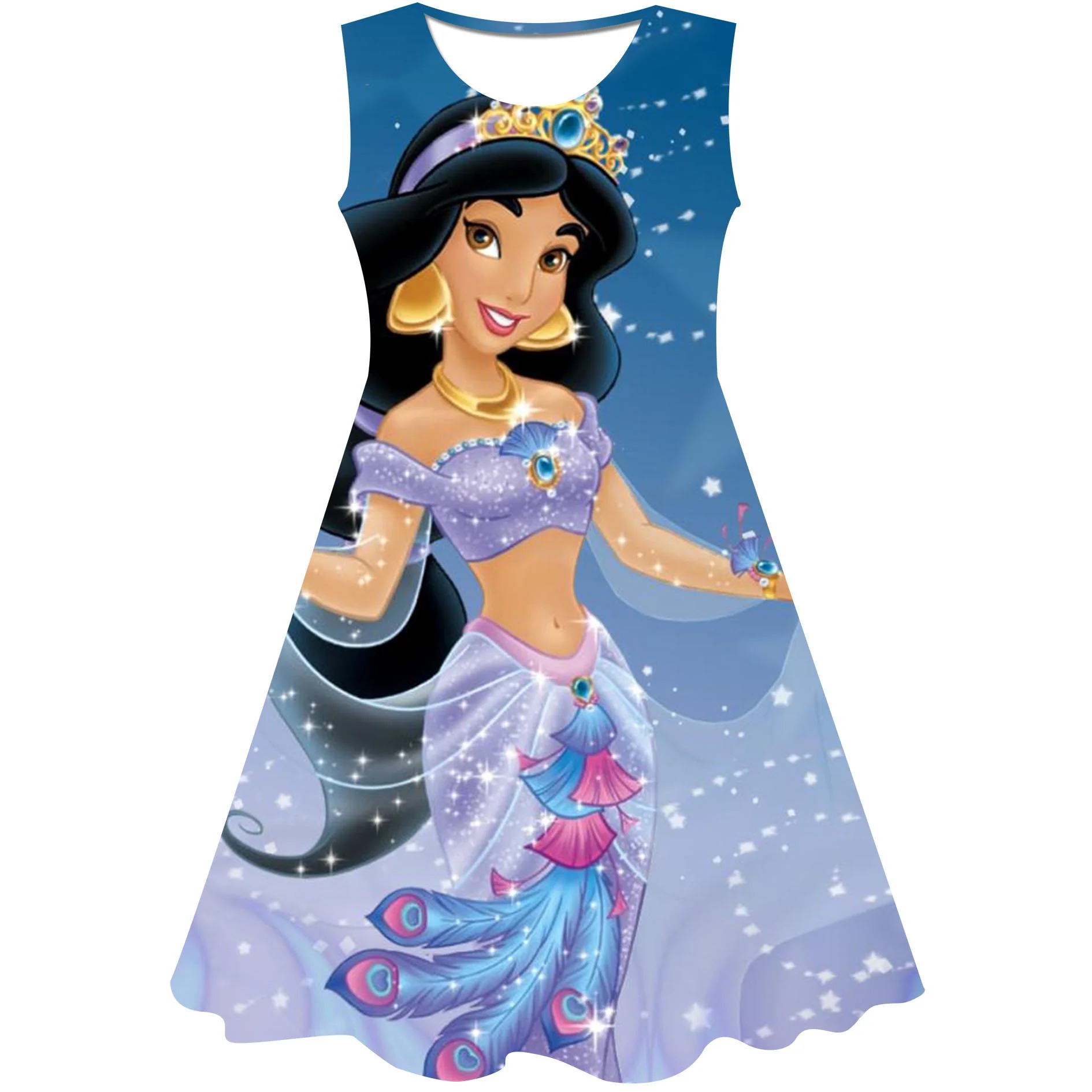 Disney Jasmine Dress Girls Cartoon Cartoon Girls Jasmine Dresses Princess Clothing Children's Jasmine Party Clothes 1-10Years
Disney Jasmine Dress Girls Cartoon Cartoon Girls Jasmine Dresses Princess Clothing Children's Jasmine Party Clothes 1-10Years