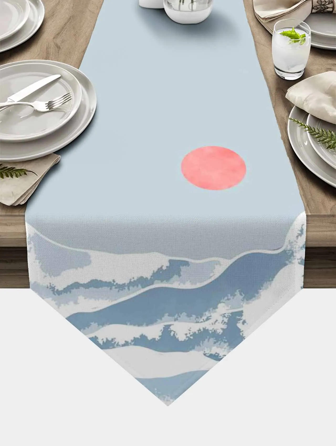 Абстрактное искусство, ландшафт, минималистичный геометрический дизайн, настольная дорожка для столовой, кухни, декор стола, праздничные С... 
Абстрактное искусство, ландшафт, минималистичный геометрический дизайн, настольная дорожка для столовой, кухни, декор стола, праздничные С...