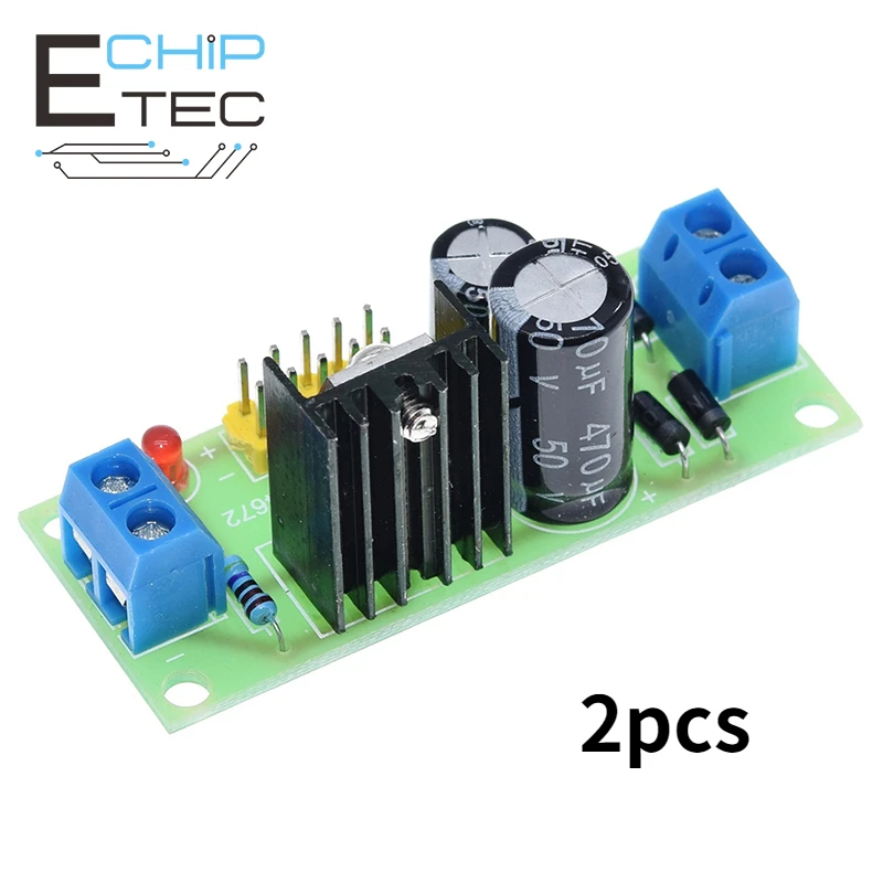 2pcs LM7805 Step Down Converter Board 7.5V-20V To 5V Regulator Buck Power Supply Module For Arduino
2pcs LM7805 Step Down Converter Board 7.5V-20V To 5V Regulator Buck Power Supply Module For Arduino
