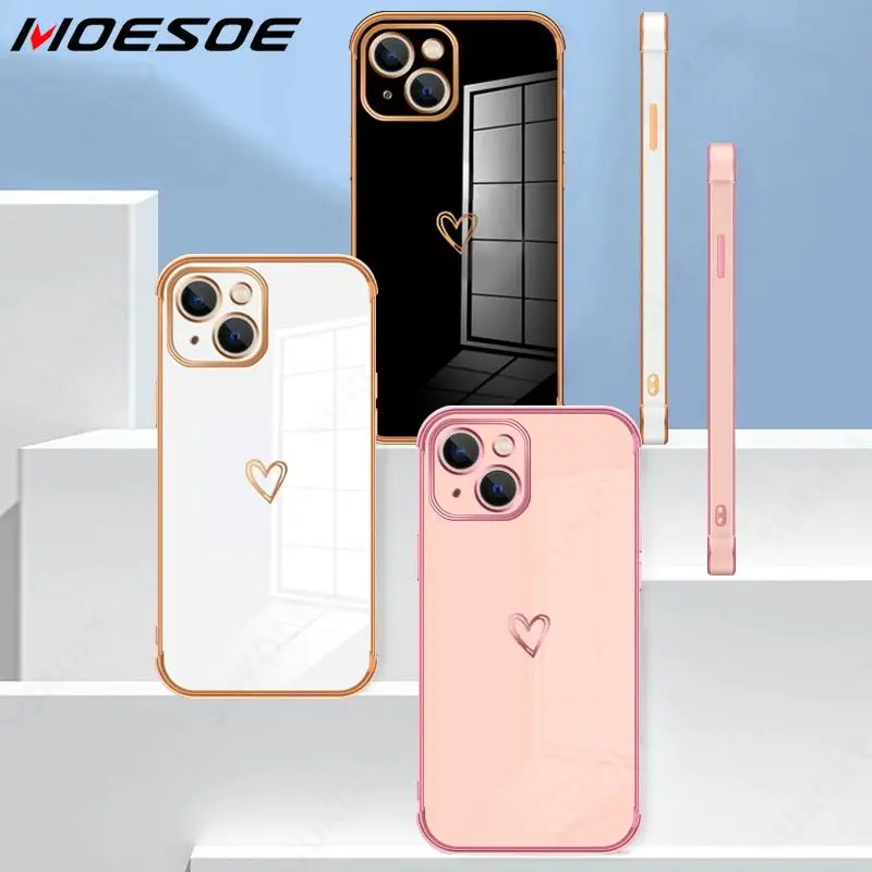 Plating Bumper Love Heart Silicone Phone Case For iPhone 13 12 11 Pro Max XS XR 7 8 Plus Camera Lens Protection Back Cover
Plating Bumper Love Heart Silicone Phone Case For iPhone 13 12 11 Pro Max XS XR 7 8 Plus Camera Lens Protection Back Cover