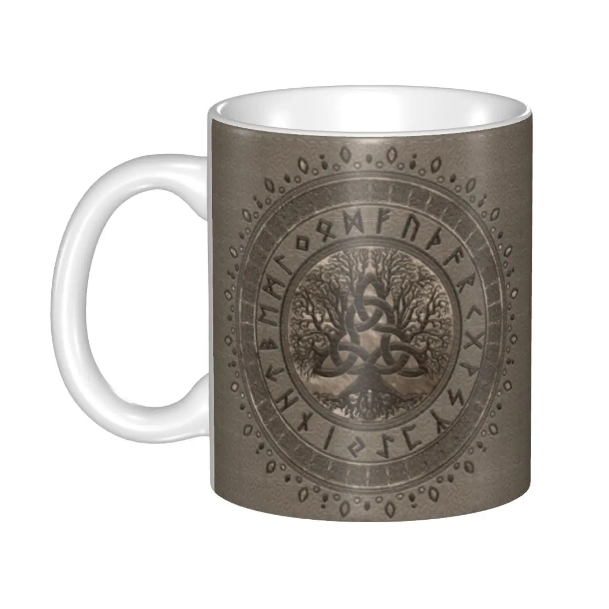 Custom Tree Of Life With Triquetra Coffee Mugs DIY Viking Norse Yggdrasil Ceramic Milk Tea Cups Outdoor Work Camping Cup
Custom Tree Of Life With Triquetra Coffee Mugs DIY Viking Norse Yggdrasil Ceramic Milk Tea Cups Outdoor Work Camping Cup