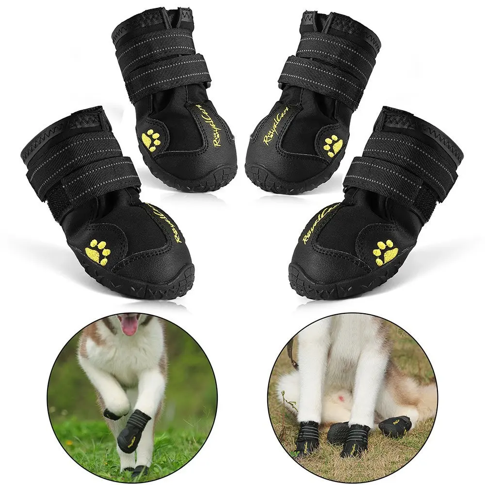 Waterproof Stay Warm Dog Shoes Non-Slip Snow Boots for Different Sizes 4pcs
Waterproof Stay Warm Dog Shoes Non-Slip Snow Boots for Different Sizes 4pcs