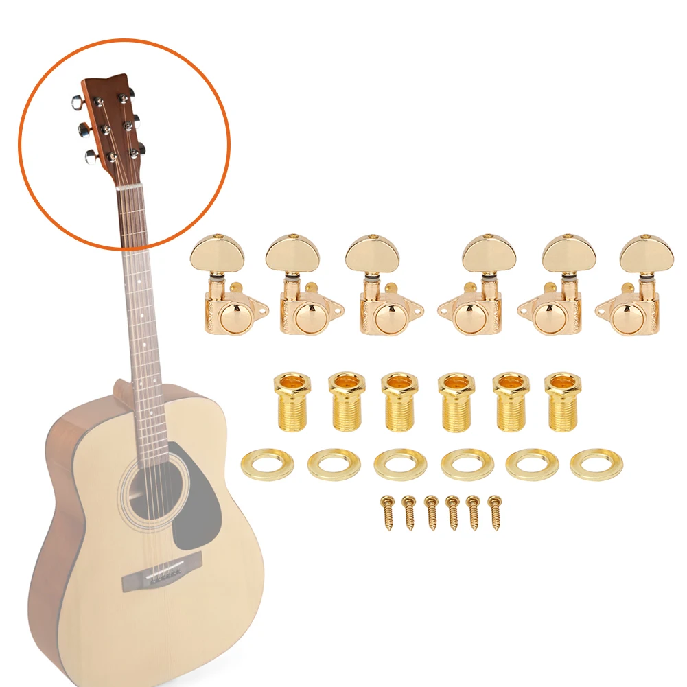 6 Sets 3R3L Gold Plated Guitar Tuning Keys Pegs Machine Head Tuners Guitar Accessories Guitar Guitar
6 Sets 3R3L Gold Plated Guitar Tuning Keys Pegs Machine Head Tuners Guitar Accessories Guitar Guitar