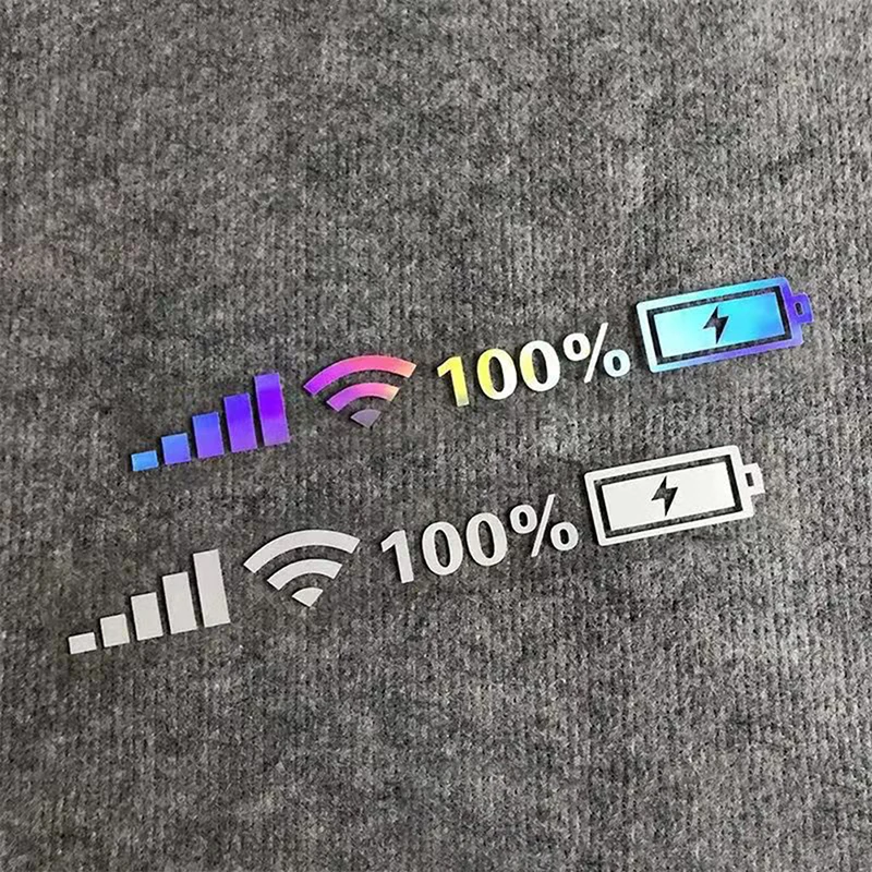 Wifi Battery Level Mark Vinyl Stickers Decals Car Rear Windshield Body Auto Funny Sticker Silver White Reflective Type
Wifi Battery Level Mark Vinyl Stickers Decals Car Rear Windshield Body Auto Funny Sticker Silver White Reflective Type