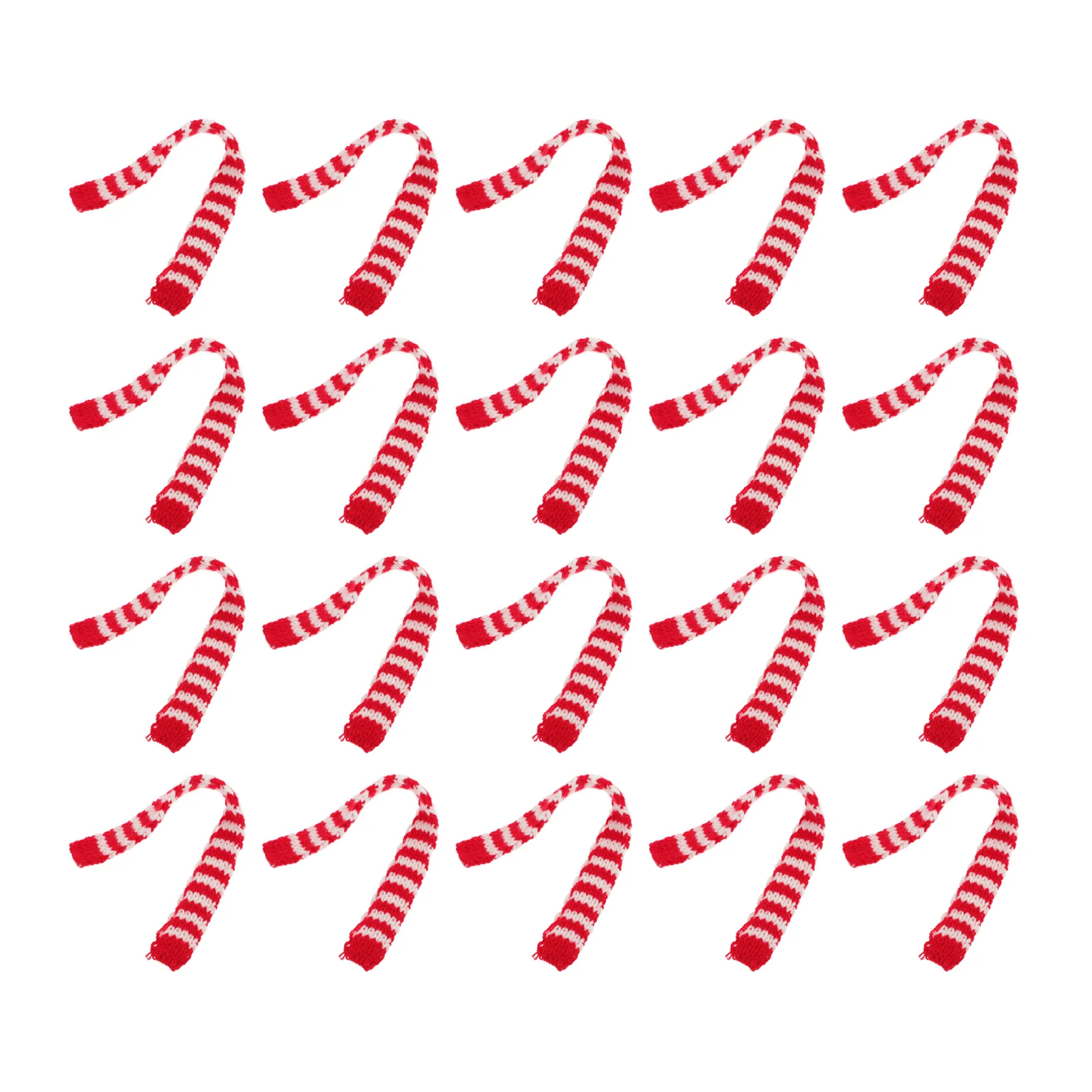 20 Pcs Mini Scarf Christmas Decor Delicate Scarves Wool Yarn Toy Party Accessories
20 Pcs Mini Scarf Christmas Decor Delicate Scarves Wool Yarn Toy Party Accessories