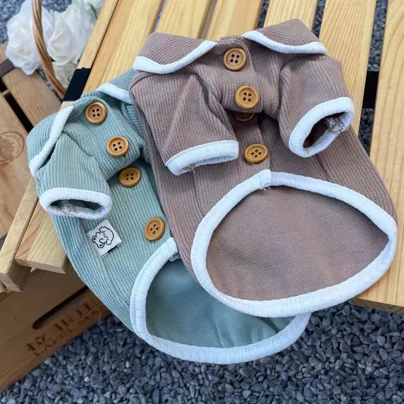Cotton Dog T-shirt Spring Autumn Pet Coat Cat Puppy Clothes Tee Shirt Chihuahua Clothing Pajamas Yorkie Pomeranian Doggy Costume
Cotton Dog T-shirt Spring Autumn Pet Coat Cat Puppy Clothes Tee Shirt Chihuahua Clothing Pajamas Yorkie Pomeranian Doggy Costume