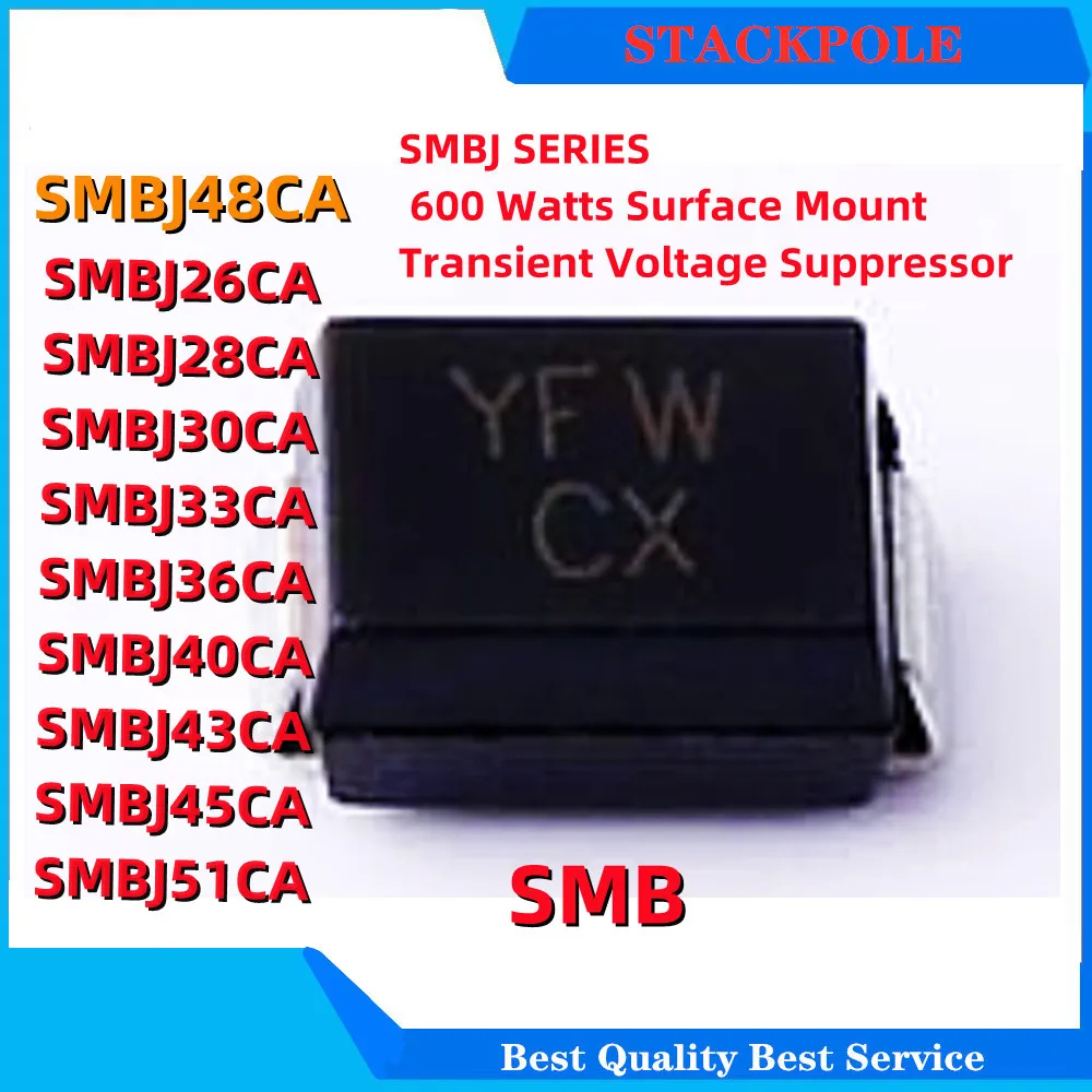 20PCS/LOT 600W SMB DO-214AA TVS DIODE SMBJ26CA SMBJ28CA SMBJ30CA SMBJ33CA SMBJ36CA SMBJ40CA SMBJ43CA SMBJ45CA SMBJ48CA SMBJ51CA 
20PCS/LOT 600W SMB DO-214AA TVS DIODE SMBJ26CA SMBJ28CA SMBJ30CA SMBJ33CA SMBJ36CA SMBJ40CA SMBJ43CA SMBJ45CA SMBJ48CA SMBJ51CA