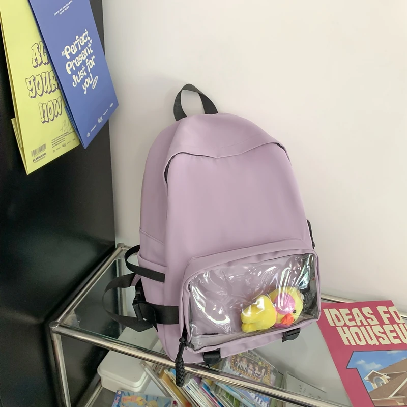 2023 New Women's Book Bag Large Capacity Book Bag Simple and Fashionable Portable Backpack Zipper Casual Cute Solid Girls' Bag
2023 New Women's Book Bag Large Capacity Book Bag Simple and Fashionable Portable Backpack Zipper Casual Cute Solid Girls' Bag