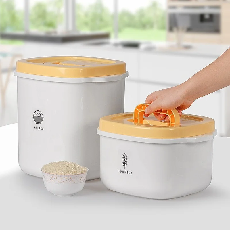 5/10kg Storage Jar with Lid for Rice Cereal Bucket Insect-Proof Grain Food Dispenser Box Kitchen Sealed Metering Container
5/10kg Storage Jar with Lid for Rice Cereal Bucket Insect-Proof Grain Food Dispenser Box Kitchen Sealed Metering Container