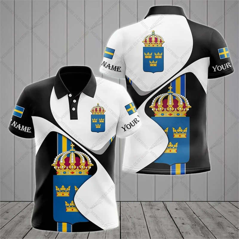 Customized Sweden Emblem Graphic Polo Shirts Summer Unisex Casual Streetwear Men's Fashion Loose Jersey Oversized Sportswear
Customized Sweden Emblem Graphic Polo Shirts Summer Unisex Casual Streetwear Men's Fashion Loose Jersey Oversized Sportswear