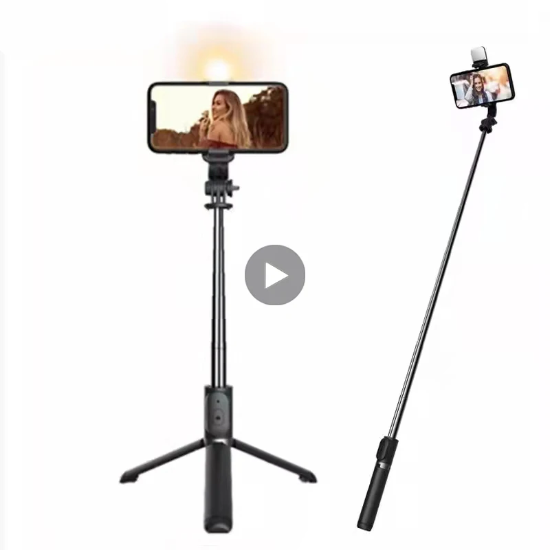 Led Light Selfie Stick With Tripod Lamp For Mobile Cell Phone Holder Stand Smartphone Bluetooth Monopod Telescopic Retractable
Led Light Selfie Stick With Tripod Lamp For Mobile Cell Phone Holder Stand Smartphone Bluetooth Monopod Telescopic Retractable
