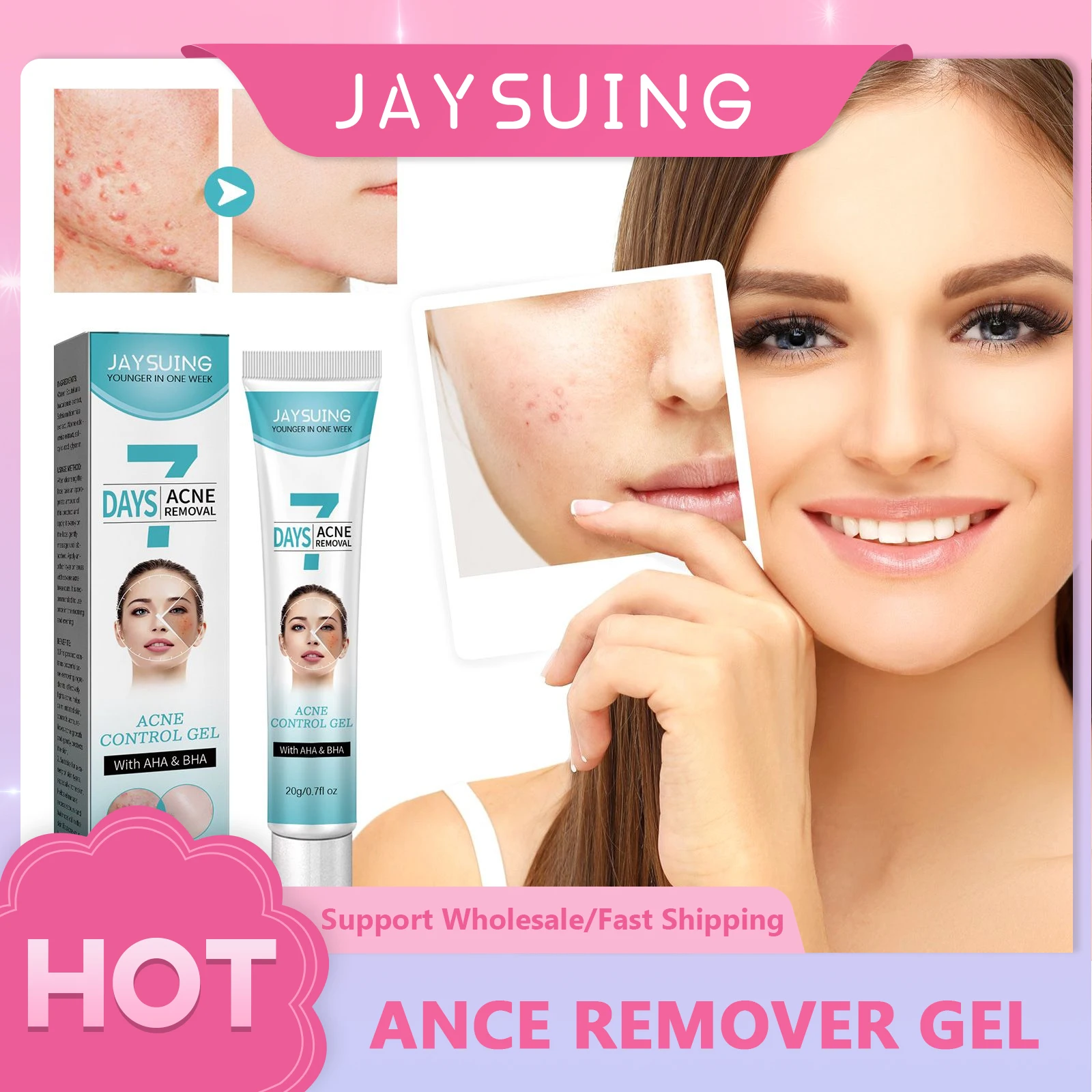 Acne Repair Gel Shrink Pores Moisturizing Oil Controlling Desalination Spots Blain Imprint Improve Blemishes Refill Smoothe Skin
Acne Repair Gel Shrink Pores Moisturizing Oil Controlling Desalination Spots Blain Imprint Improve Blemishes Refill Smoothe Skin